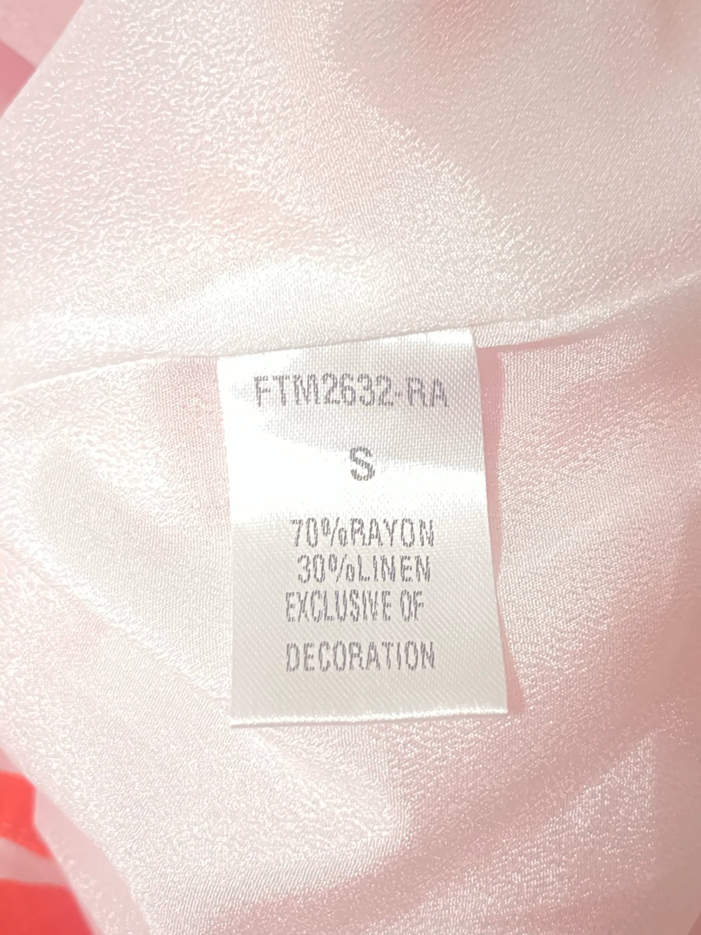 THML Bold Whimsical Orange and White Button-Front Mini Shift Dress, small - Picture 8 of 9